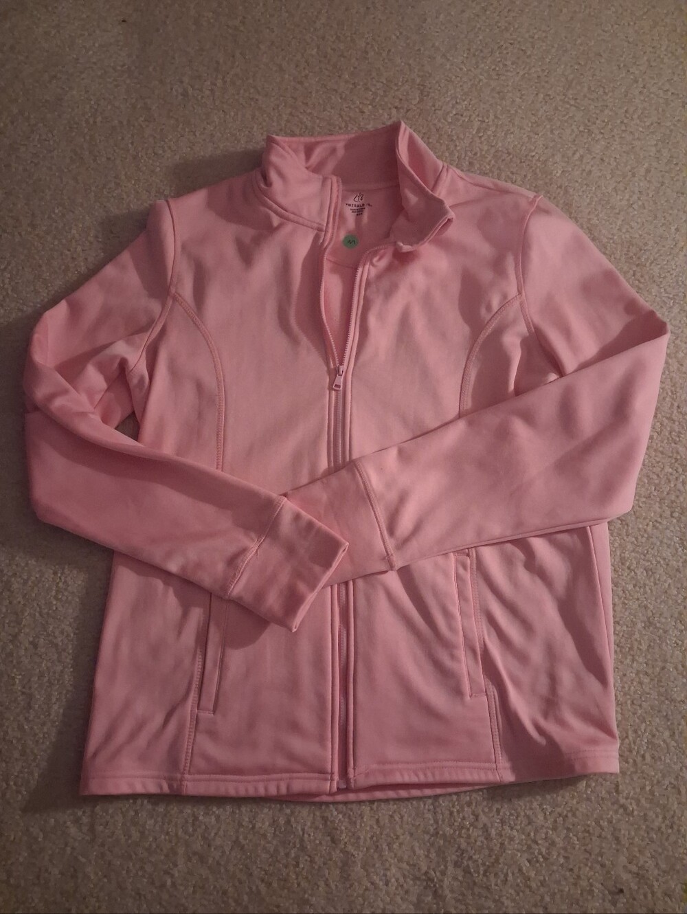 Emerald Pink Full-Zip Jacket
